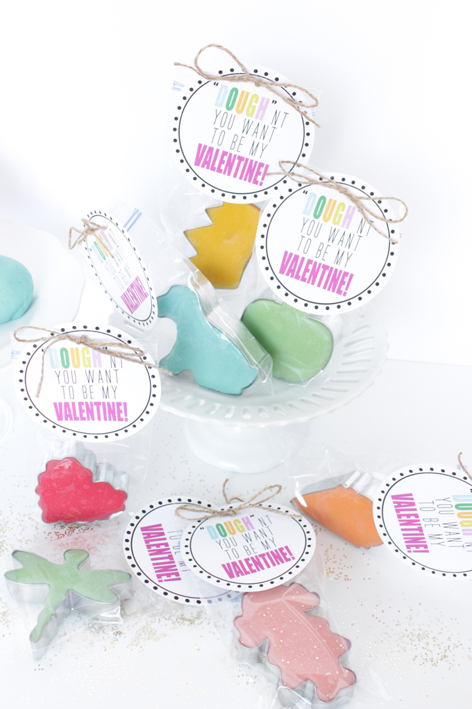 Easy Playdough Valentine And Free Printable The Caldwell Project